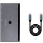 Nanocable Switch KVM 8K 10.12.0003 con HDMI, DisplayPort y USB-C PD